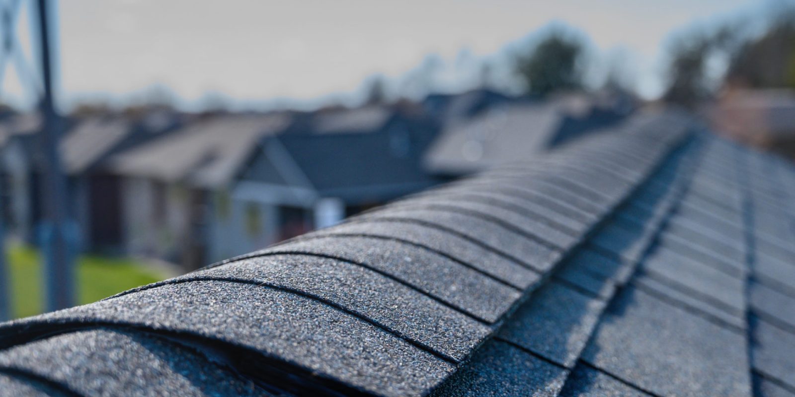 Closeup of shingles.